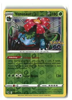 Pokemon GO #003/078 Venusaur Reverse Holo - Image 1
