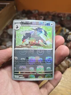 Pokemon TCG Black Bolt Tranquil Master Ball 072/086 Holo Rare Near Mint - Image 1