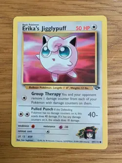 Erika's Jigglypuff 69/132 - Gym Heroes - Pokemon TCG - Image 1