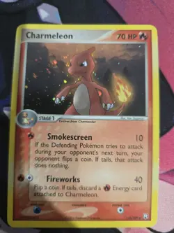 Pokemon TCG Charmeleon EX Team Rocket Returns 110/109 Holo Secret Rare LP - Image 3