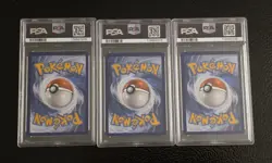 Pokemon 151 Bulbasaur, Ivysaur, Venasaur PSA 9 Set - Image 2