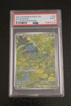 Pokemon 151 Bulbasaur, Ivysaur, Venasaur PSA 9 Set - Image 3