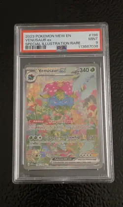 Pokemon 151 Bulbasaur, Ivysaur, Venasaur PSA 9 Set - Image 5