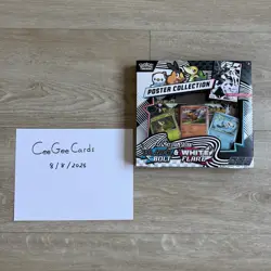 Pokemon TCG Black Bolt And White Flare Poster Collection Box - In Hand - Image 1