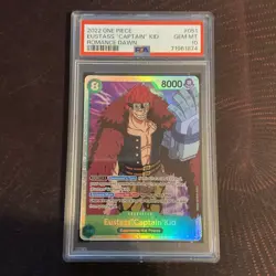 One Piece Romance Dawn 2022 Eustass 'Captain' Kid PSA 10 #1 - Image 1