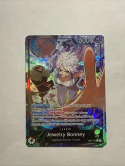 One Piece TCG EB04-001 Jewelry Bonney Alt Art Leader English OP15 - Image 1