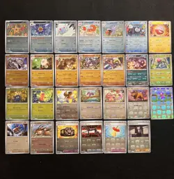 Pokemon Trading Card Game 151 Master Ball Mirror 27 Card Bundle SV2a Set - Image 1