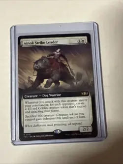 MTG Ainok Strike Leader (Extended Art) Commander: Tarkir: Dragonstorm Regular - Image 1