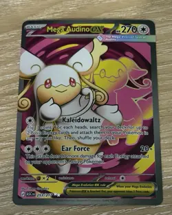 Pokemon Mega Audino EX 253/217 Full Art Ultra Rare Ascended Heroes English - Image 1