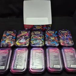 Pokemon Mega Evolutions Mini Tin Display Sealed Tins - 10pcs - Image 3