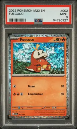 2023 POKEMON M23 EN-MCDONALD'S COLL #002 FUECOCO PSA 9 - Image 1