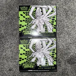 2x Pokemon TCG Mega Evolution Perfect Order Pokemon Center ETB ✅SEALED✅ - Image 1