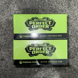 2x Pokemon TCG Mega Evolution Perfect Order Pokemon Center ETB ✅SEALED✅ - Image 5