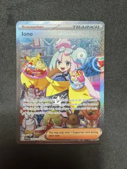 Pokemon Iono 269/193 Paldea Evolved Special Illustration Rare Full Art Holo - Image 1