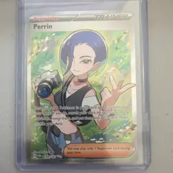 Pokemon Perrin 209/167 Sv06 Twilight Masquerade Ultra Rare Holo Full Art Card - Image 1