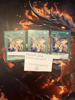 3x Level Up! Playset Mixed Sets/Edition/Rarity Yugioh! Cards - See description! - Image 1