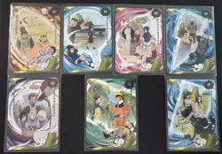 Naruto Kayou BP Full Set 7 Cards Heaven Scroll L4 Complete NM - Image 1