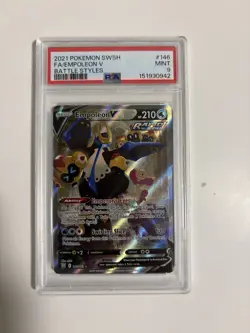 Pokemon TCG Empoleon v Alternative Art Holo Ultra Rare Card Battle Styles - Image 1