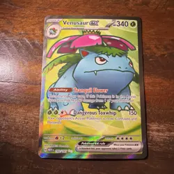 Pokemon 2023 SV151 Venasaur EX Full Art Card 182/165 Scarlet & Violet NM+ - Image 1