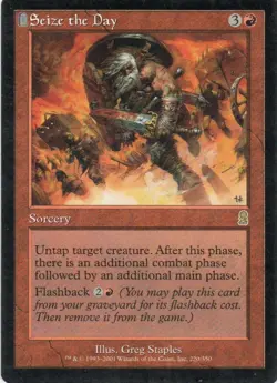 MTG: Odyssey: Seize the Day: Lightly Played Condition - Image 1