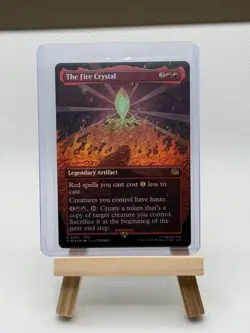 The Fire Crystal Borderless Foil 337 Final Fantasy MTG NM!!!!! - Image 1