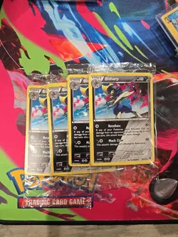 Bisharp 64/114 XY Steam Siege Cosmos Holo Promo Pokemon Card TCG - SEALED - Image 3