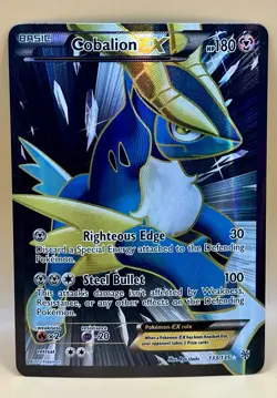 Cobalion EX 133/135 – Plasma Storm (Full Art Ultra Rare) - LP+ - 2013 Pokemon - Image 1