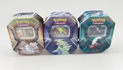 Pokemon TCG Triple Whammy Tins Darkrai Slaking Tyranitar Factory Sealed All 3 - Image 1