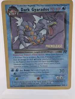 Pokemon Dark Gyarados Team Rocket Prerelease 1999 - Image 1
