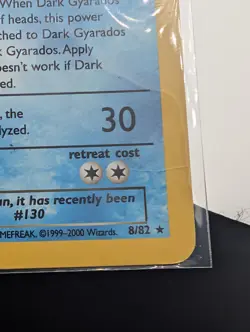 Pokemon Dark Gyarados Team Rocket Prerelease 1999 - Image 4