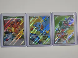 Pokemon Kanto First Partner 30th Anniversary trio bulbasaur squirtle charmander - Image 1