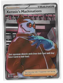 Xerosic's Machinations 089/064 S&V Shrouded Fable Holo Ultra Rare Pokemon TCG NM - Image 1