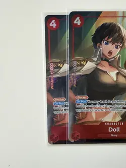 Doll OP11-008 x2 Lot One Piece Card Game Navy Blocker +1000 Counter - Image 3