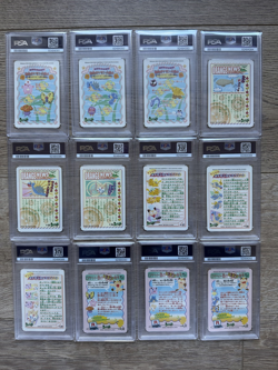 1999 Pocket Monsters Sealdass Orange Islands Set OF 12 Cards PSA 10 GEM MT - Image 2