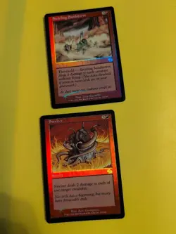 Swirling Sandstorm & Swelter . Sorcery Judgment.Old VIntage.MTG 2 Card. FOIL - Image 1