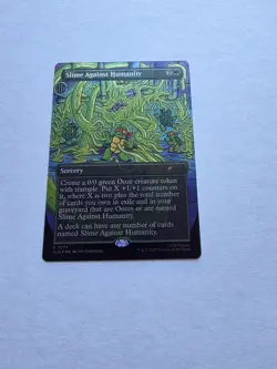 Mtg Secret Lair X TMNT Ultra Rare Chase Card Slime Against Humanity #7077 - Image 1