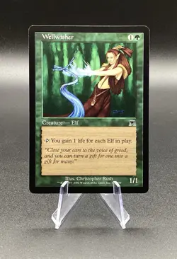 Magic The Gathering Onslaught WELLWISHER Green Common Creature - Elf - Image 3