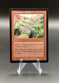 Magic The Gathering Onslaught BRIGHTSTONE RITUAL Red Common Instant - Image 1