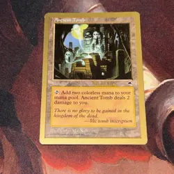 Ancient Tomb X1 Mtg World Championships Lp - Image 1