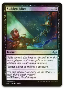 Sudden Edict #100 (Foil) (NM) Modern Horizons 2 MH2 Magic MTG - Image 1