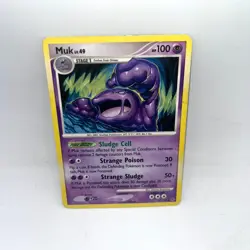 Muk 57/127 Uncommon Platinum Pokemon Moderately Played - Image 1