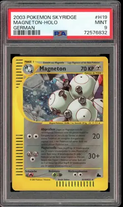 Magneton - Holo - #H19 Skyridge - Deutsch - PSA 9 MT - Image 1