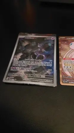 Pokemon TCG 151 UPC Promo Set Mew 053, Mewtwo 052, Metal Mew 205 New Sealed - Image 2