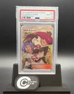 Pokemon TCG - Jessie and James Full Art 68/68 Hidden Fates - PSA 10 - Image 1