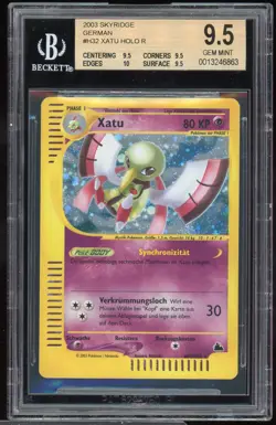 Xatu - H32/H32 Skyridge - DE - Holo BGS 9.5 GEM MINT - Image 1