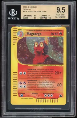 Magcargo - H16/H32 Skyridge - DE - Holo BGS 9.5 GEM MINT - Image 1