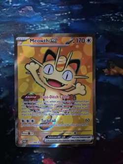 Meowth ex 107/088 FULL ART ULTRA RARE HOLO Perfect Order Me03 Pokemon English. - Image 1
