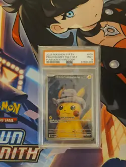 PIKACHU VAN GOGH PSA 9 - Promo 086 With Grey Felt Hat Carte Pokemon - Image 1