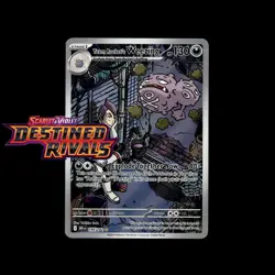 Pokemon Team Rocket's Weezing 199/182 | Destined Rivals | Illustration Rare | NM - Image 1