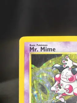 Pokemon TCG Mr. Mime Base Set Holo HP - Image 2